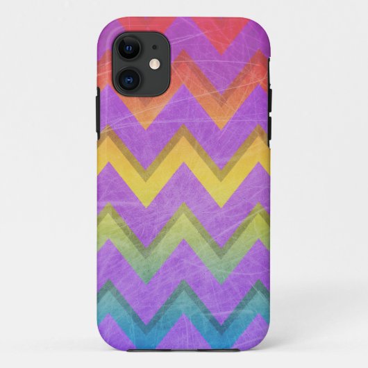 Rainbow Chevron by Shirley Taylor Case-Mate iPhone Case (Achterkant)