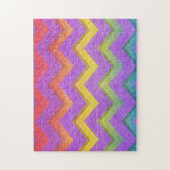 Rainbow Chevron by Shirley Taylor Legpuzzel (Verticaal)