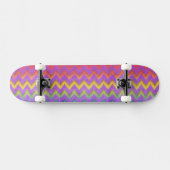 Rainbow Chevron by Shirley Taylor Skateboard (Horizontaal)