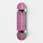 Rainbow Chevron by Shirley Taylor Skateboard (Voorkant)