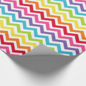 Rainbow Chevron cadeauverpakking Cadeaupapier (Hoek)