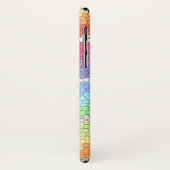Rainbow chevron Glas in lood Kleurrijk Abstract Case-Mate iPhone Case (Achterkant/links)