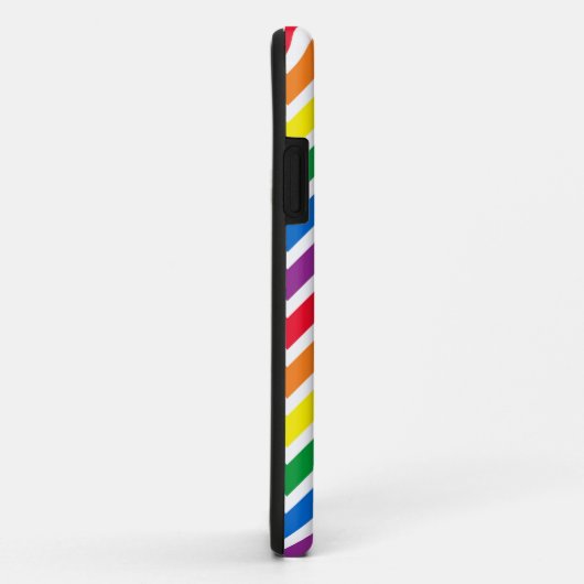 Rainbow Chevron Initiaal Case-Mate iPhone Case (Achterkant/rechts)