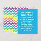 Rainbow Chevron Kaart (Voorkant / Achterkant)