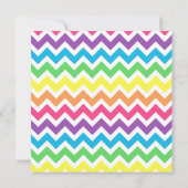 Rainbow Chevron Kaart (Achterkant)