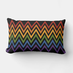 Rainbow Chevron Pattern gooit kussen