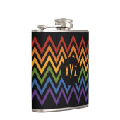 Rainbow Chevron Pattern-kolf Heupfles (Rechts)