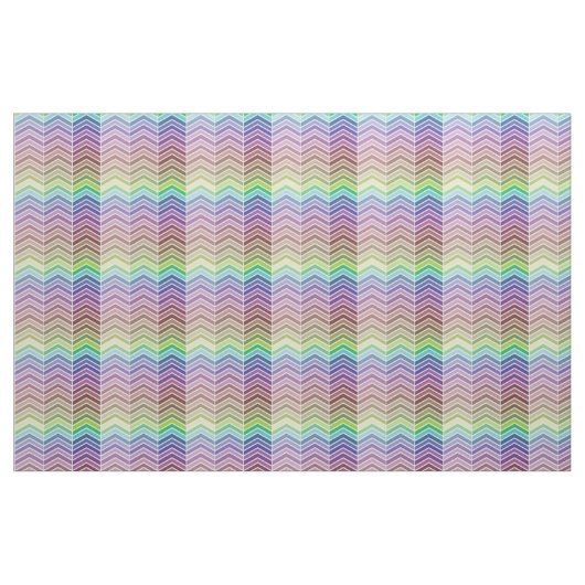 Rainbow Chevron Pattern Stof (Fat Quarter)