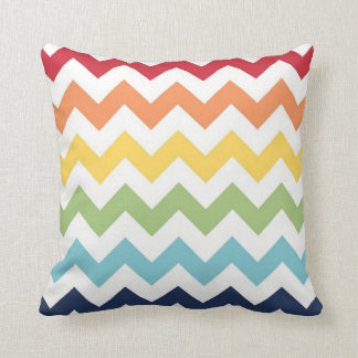 Rainbow Chevron Pillow Kussen
