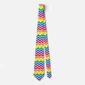 Rainbow Chevron Stropdas (Voorkant)