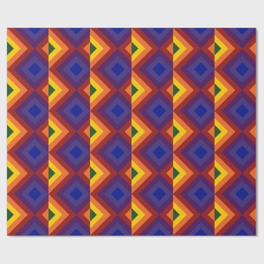Rainbow Chevrons Cadeaupapier (Vlak)