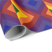 Rainbow Chevrons Cadeaupapier (Rol Hoek)