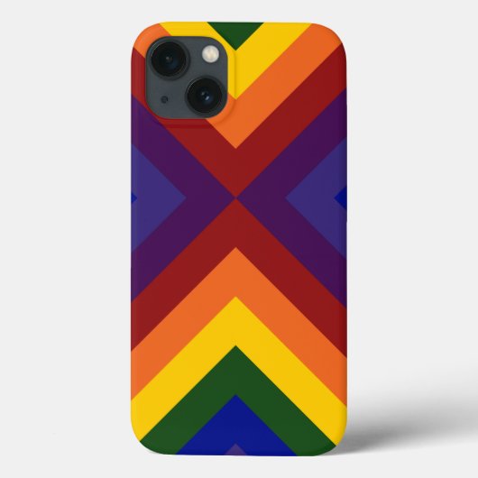 Rainbow Chevrons Case-Mate iPhone Case (Achterkant)