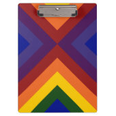 Rainbow Chevrons Klembord (Voorkant)