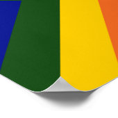 Rainbow Chevrons Poster (Hoek)