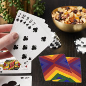 Rainbow Chevrons Speelkaarten (Insitu)