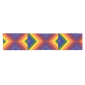 Rainbow Chevrons Table Runner Korte Tafelloper (Horizontaal)