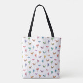 Rainbow Chicken Canvas tas (Achterkant)