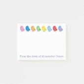 Rainbow Chicken Personalize Post-it® Notes (Voorkant)
