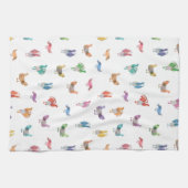 Rainbow Chicken Tea Towel Theedoek (Horizontaal)