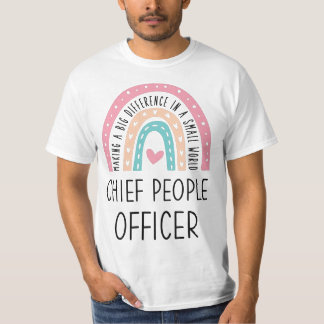Rainbow Chief People Officer Cadeeideeën T-shirt