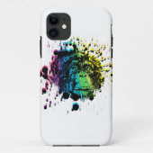Rainbow Chimpanzee Hoesje-Mate iPhone Case (Achterkant)