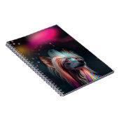 Rainbow Chinese Crested Dog Notitieboek (Rechterzijde)