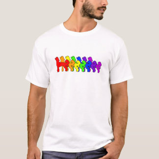 Rainbow Chinese Crested T-shirt