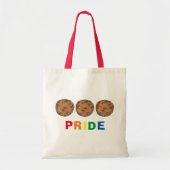 Rainbow Chip Cookie Pride Cookies Canvas tas (Voorkant)