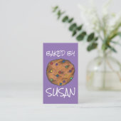 Rainbow Chocolate Chip Cookie, gebrand door bakker Visitekaartje (Staand voorkant)