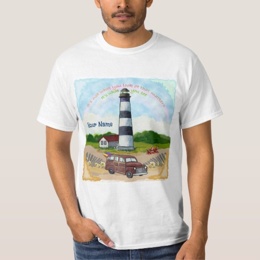 Rainbow Choice Lighthouse T-shirt (Voorkant)