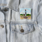 Rainbow Choice Lighthouse Vierkante Button 5,1 Cm (In situ)