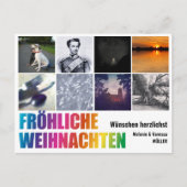 Rainbow Christmas Briefkaart (Voorkant)