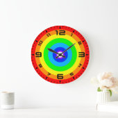 Rainbow Circle Design-40686 Grote Klok (Huis)