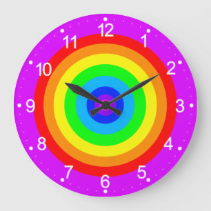 Rainbow Circle Design-40686 Grote Klok