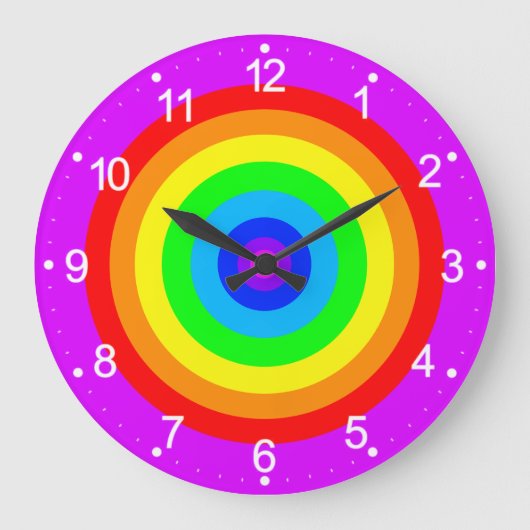 Rainbow Circle Design-40686 Grote Klok (Voorkant)