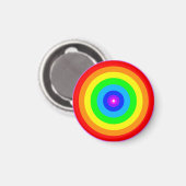 Rainbow Circle Design-40686 Magneet (Voorkant / Achterkant)