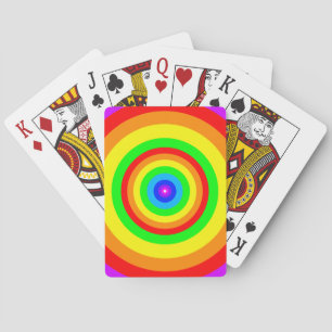 Rainbow Circle Design-40686 Pokerkaarten