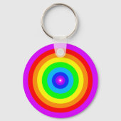 Rainbow Circle Design-40686 Sleutelhanger (Voorkant)