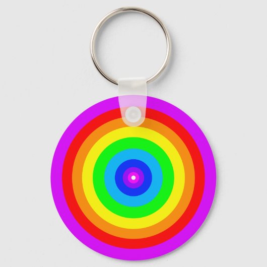 Rainbow Circle Design-40686 Sleutelhanger (Voorkant)