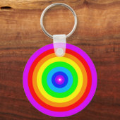 Rainbow Circle Design-40686 Sleutelhanger (Achterkant)