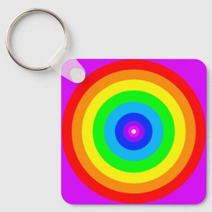 Rainbow Circle Design-40686 Sleutelhanger