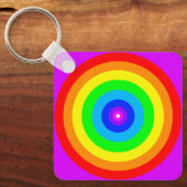 Rainbow Circle Design-40686 Sleutelhanger (Voorkant)