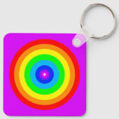 Rainbow Circle Design-40686 Sleutelhanger (Achterkant)