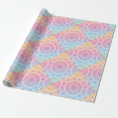 Rainbow Circle Mandala Cadeaupapier (Uitgerold)