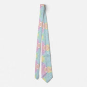 Rainbow Circuit Board Necktie – Colorful Tech Geek Stropdas (Achterkant)
