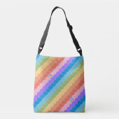 Rainbow Clamshell Crossbody Bag Tas (Achterkant)