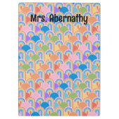 Rainbow Clamshell leraren Klembord (Achterkant)