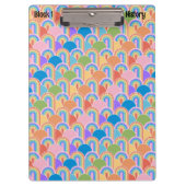 Rainbow Clamshell leraren Klembord (Voorkant)