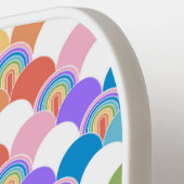 Rainbow Clamshell Pickleball Paddle (Links Detail)